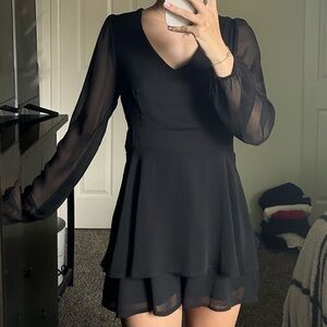 Black altered state jumper shorts
